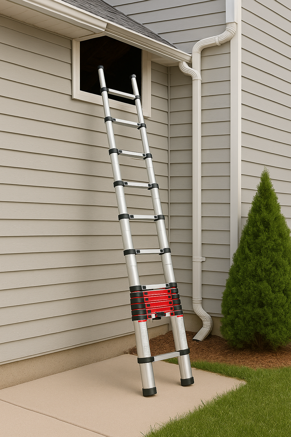 ProReach™ Telescopic Ladder – Compact, Strong & Portable (8.5 ft)